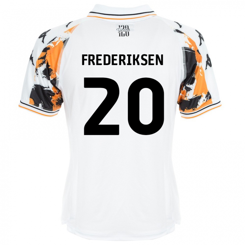 Criança Camisola Abbey Frederiksen #20 Branco Alternativa 2024/25 Camisa Brasil