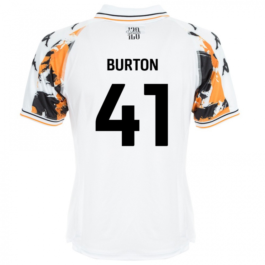 Criança Camisola Jess Burton #41 Branco Alternativa 2024/25 Camisa Brasil