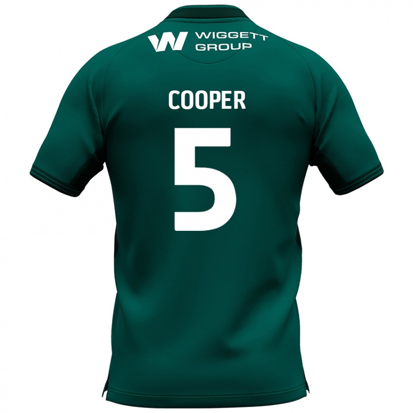 Criança Camisola Jake Cooper #5 Verde Alternativa 2024/25 Camisa Brasil