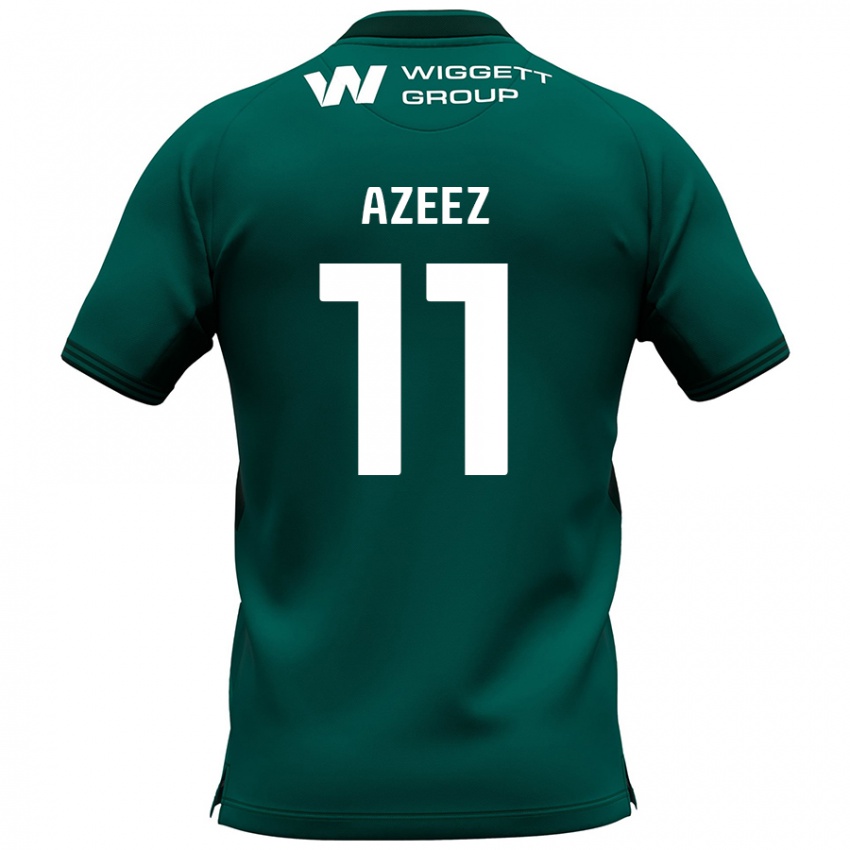 Criança Camisola Femi Azeez #11 Verde Alternativa 2024/25 Camisa Brasil