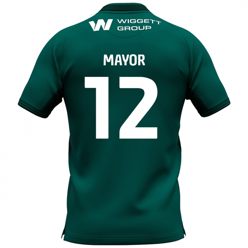 Criança Camisola Adam Mayor #12 Verde Alternativa 2024/25 Camisa Brasil