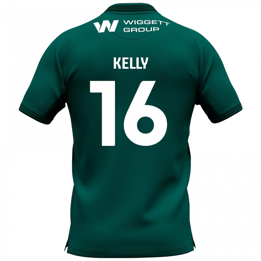 Criança Camisola Daniel Kelly #16 Verde Alternativa 2024/25 Camisa Brasil