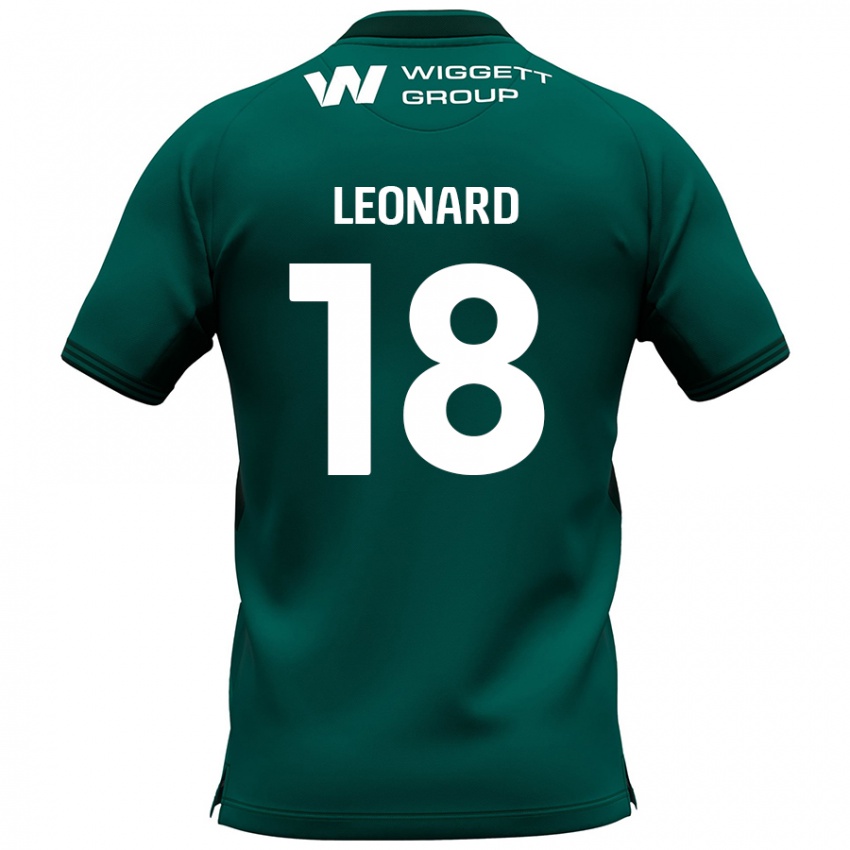 Criança Camisola Ryan Leonard #18 Verde Alternativa 2024/25 Camisa Brasil