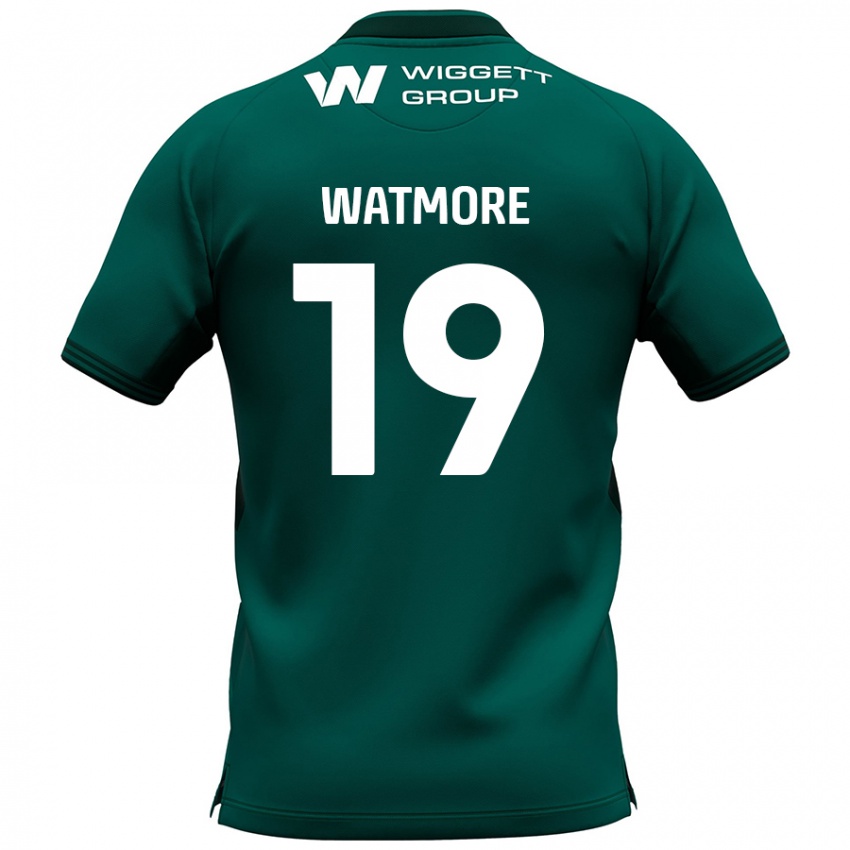 Criança Camisola Duncan Watmore #19 Verde Alternativa 2024/25 Camisa Brasil