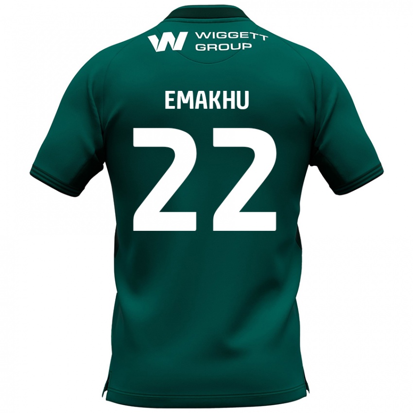 Criança Camisola Aidomo Emakhu #22 Verde Alternativa 2024/25 Camisa Brasil