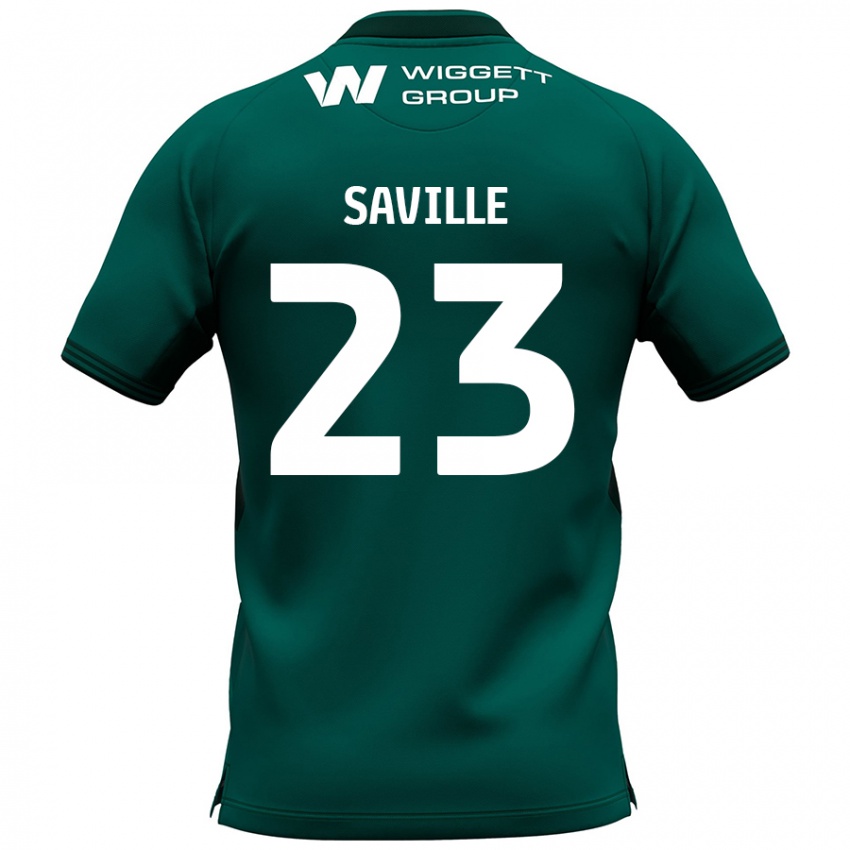 Criança Camisola George Saville #23 Verde Alternativa 2024/25 Camisa Brasil