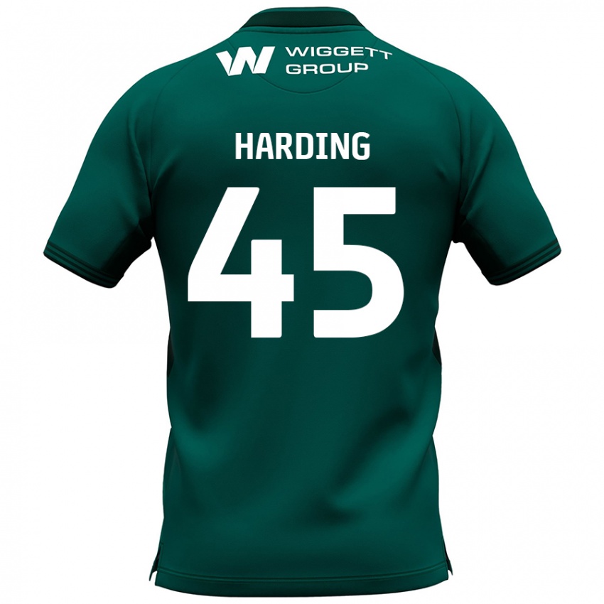 Criança Camisola Wes Harding #45 Verde Alternativa 2024/25 Camisa Brasil