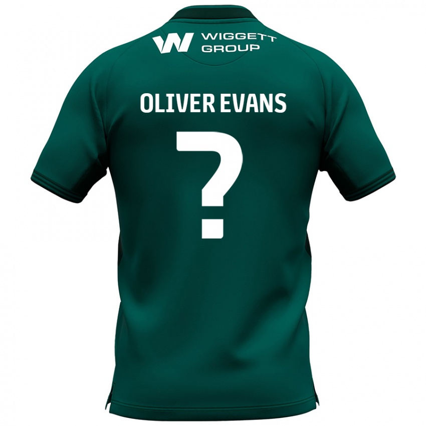 Criança Camisola Oliver Evans #0 Verde Alternativa 2024/25 Camisa Brasil