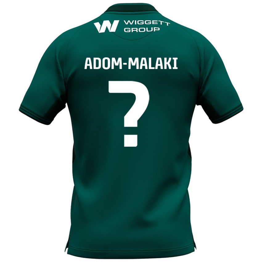 Criança Camisola Nino Adom-Malaki #0 Verde Alternativa 2024/25 Camisa Brasil