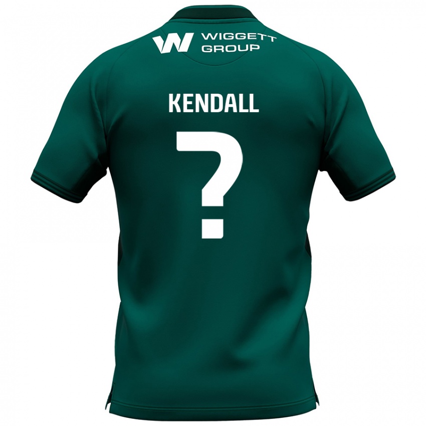 Criança Camisola Sheldon Kendall #0 Verde Alternativa 2024/25 Camisa Brasil