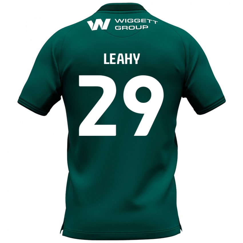 Criança Camisola Tom Leahy #29 Verde Alternativa 2024/25 Camisa Brasil