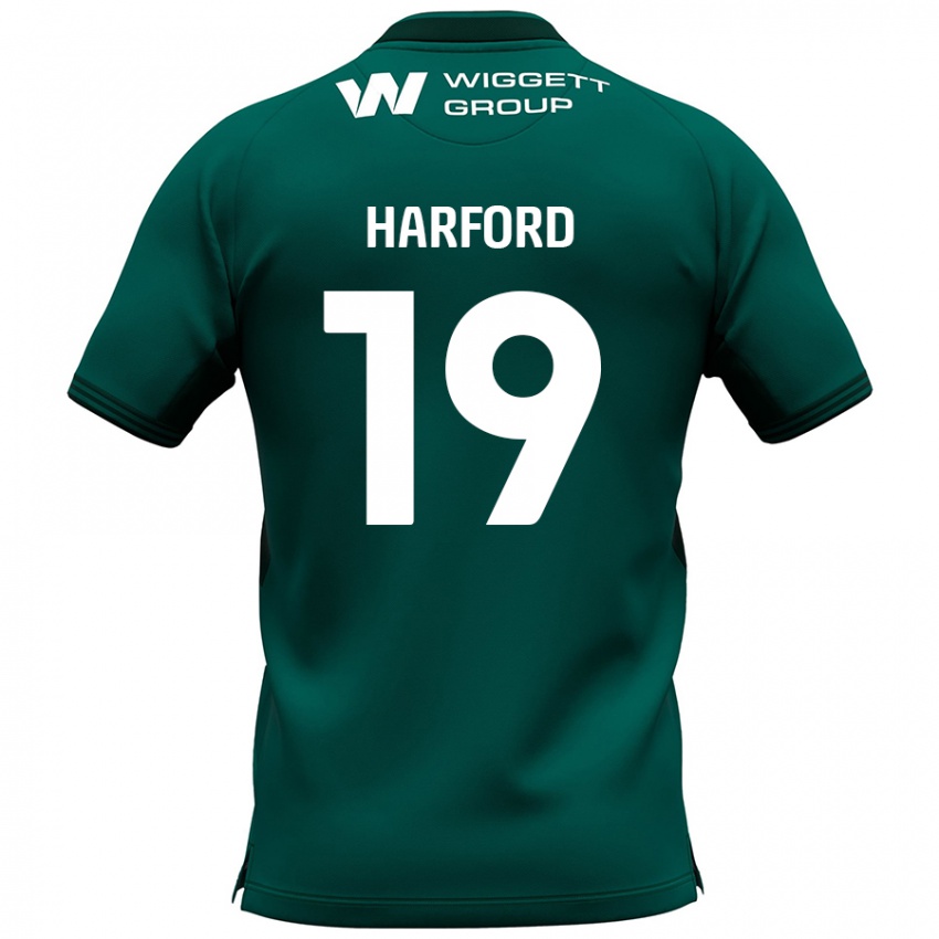 Criança Camisola Beth Harford #19 Verde Alternativa 2024/25 Camisa Brasil