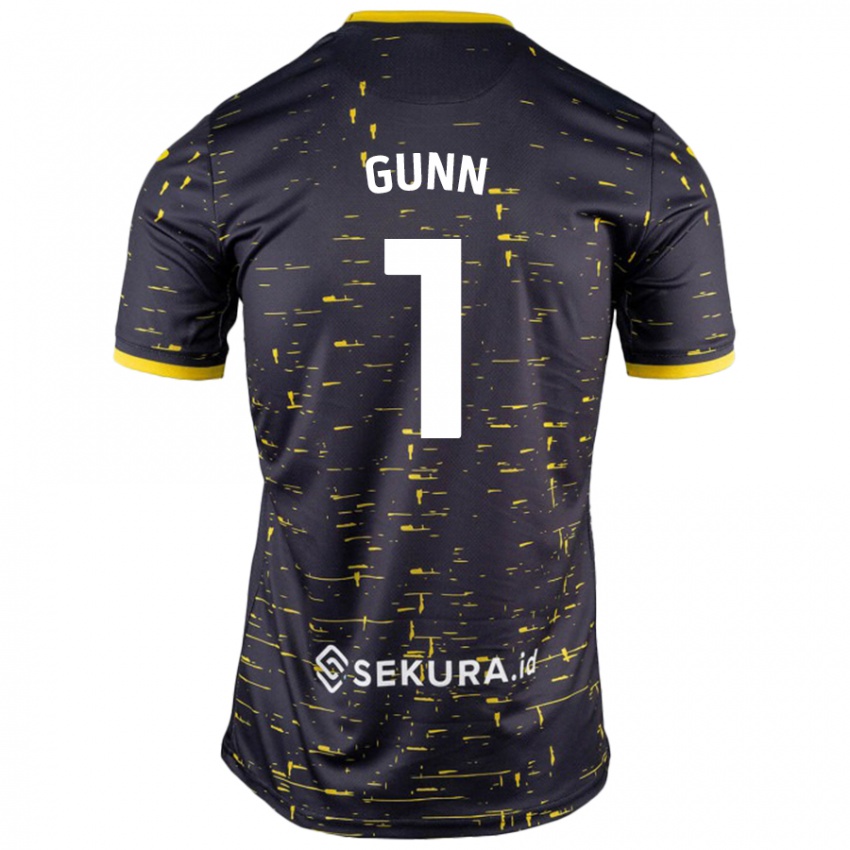 Criança Camisola Angus Gunn #1 Amarelo Preto Alternativa 2024/25 Camisa Brasil