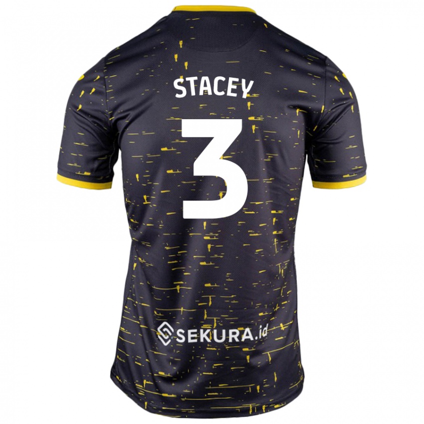 Criança Camisola Jack Stacey #3 Amarelo Preto Alternativa 2024/25 Camisa Brasil