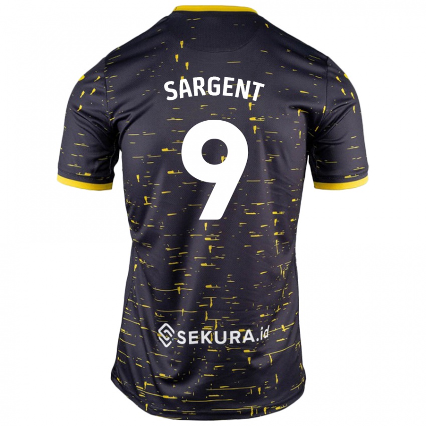 Criança Camisola Josh Sargent #9 Amarelo Preto Alternativa 2024/25 Camisa Brasil