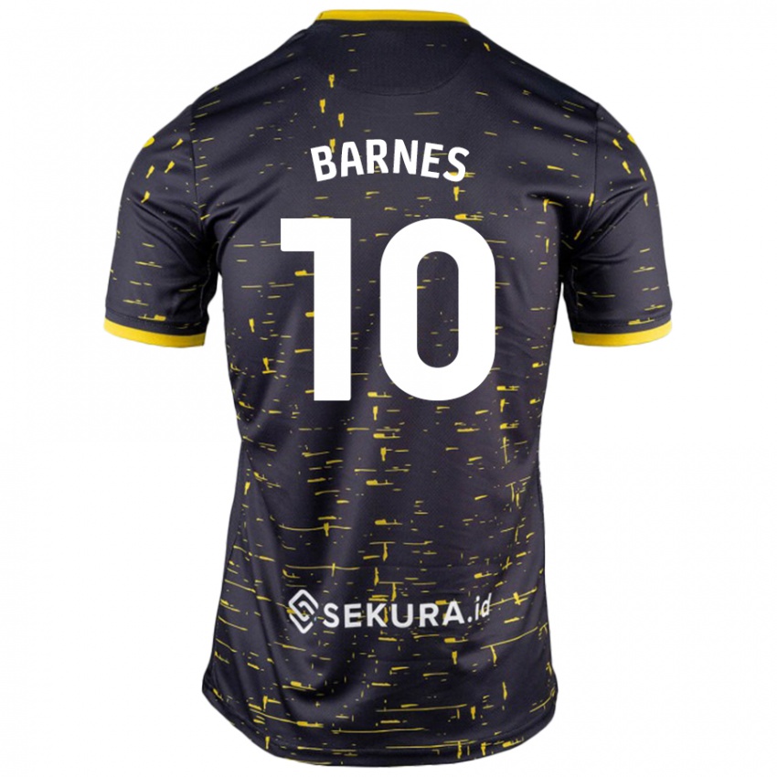 Criança Camisola Ashley Barnes #10 Amarelo Preto Alternativa 2024/25 Camisa Brasil