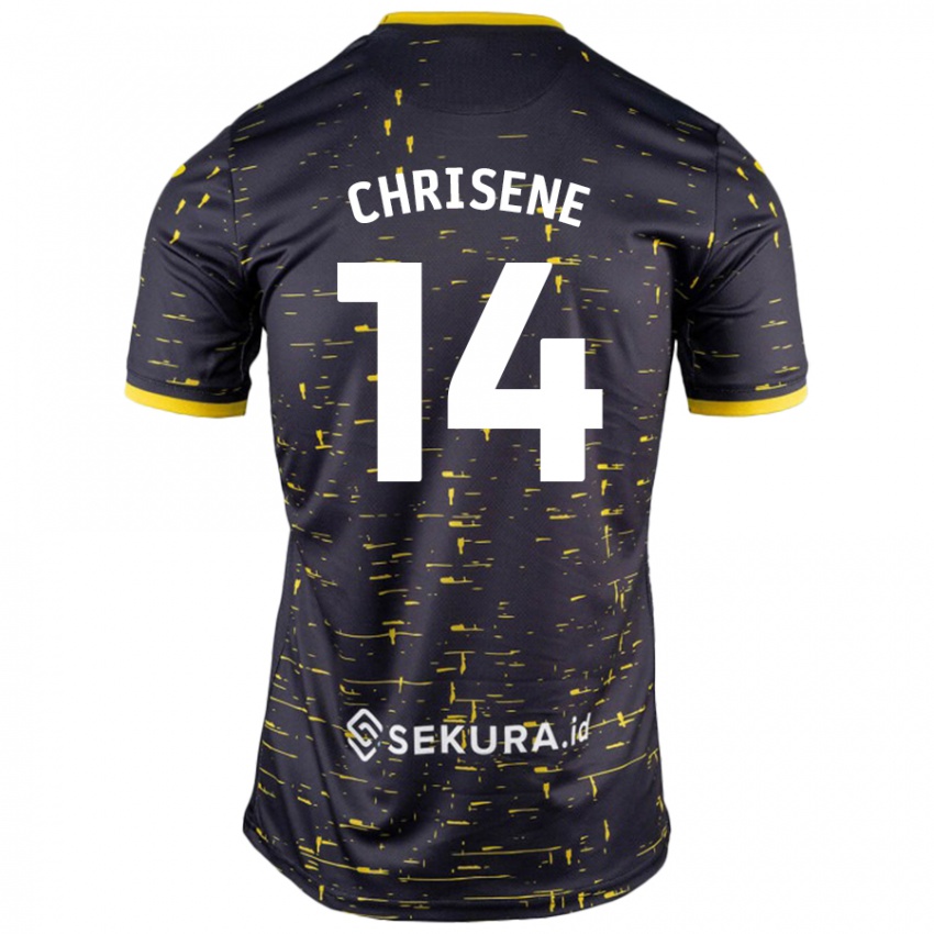 Criança Camisola Ben Chrisene #14 Amarelo Preto Alternativa 2024/25 Camisa Brasil