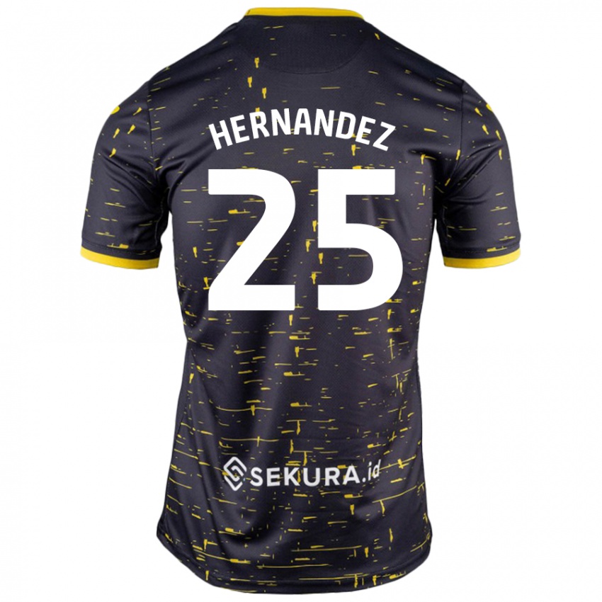 Criança Camisola Onel Hernández #25 Amarelo Preto Alternativa 2024/25 Camisa Brasil