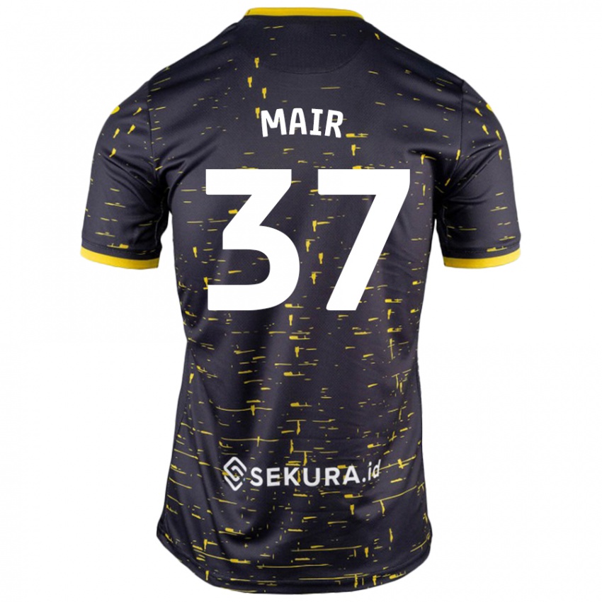 Criança Camisola Archie Mair #37 Amarelo Preto Alternativa 2024/25 Camisa Brasil