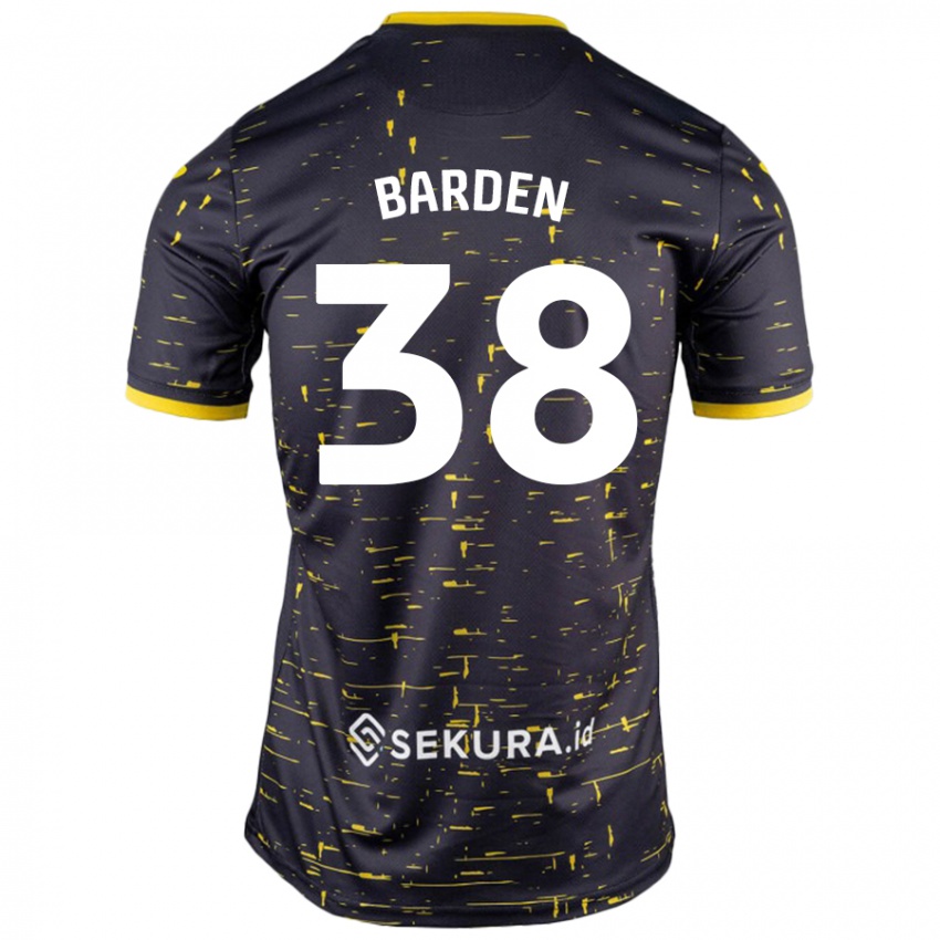 Criança Camisola Daniel Barden #38 Amarelo Preto Alternativa 2024/25 Camisa Brasil