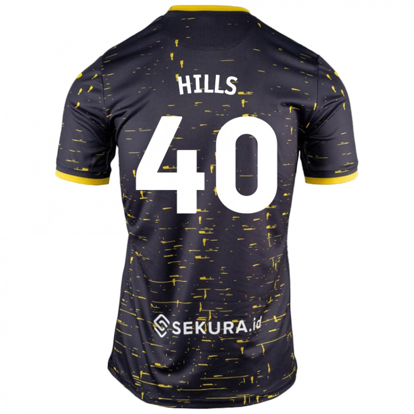 Criança Camisola Brad Hills #40 Amarelo Preto Alternativa 2024/25 Camisa Brasil