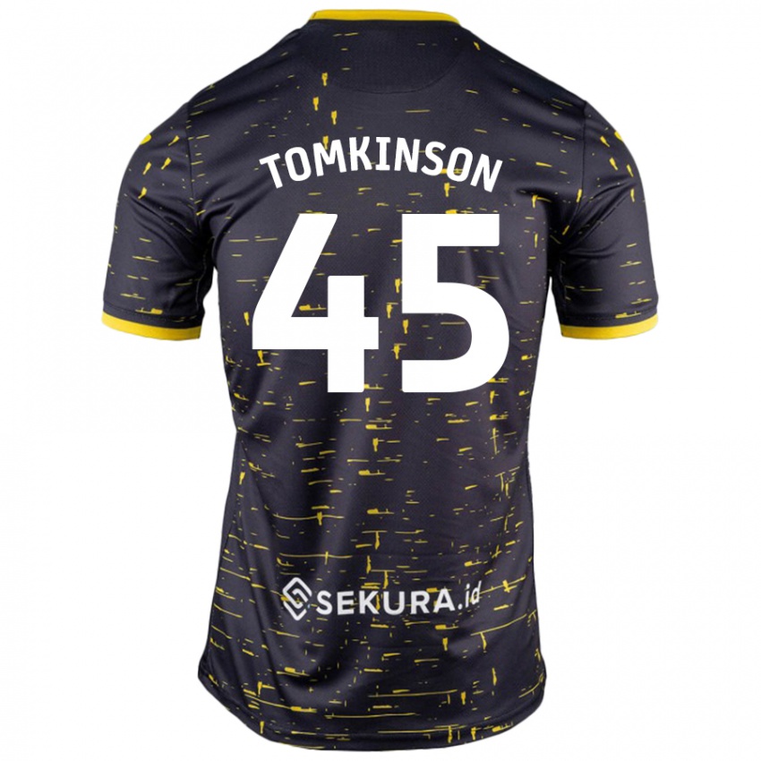 Criança Camisola Jonathan Tomkinson #45 Amarelo Preto Alternativa 2024/25 Camisa Brasil