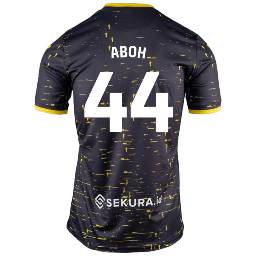 Criança Camisola Ken Aboh #44 Amarelo Preto Alternativa 2024/25 Camisa Brasil