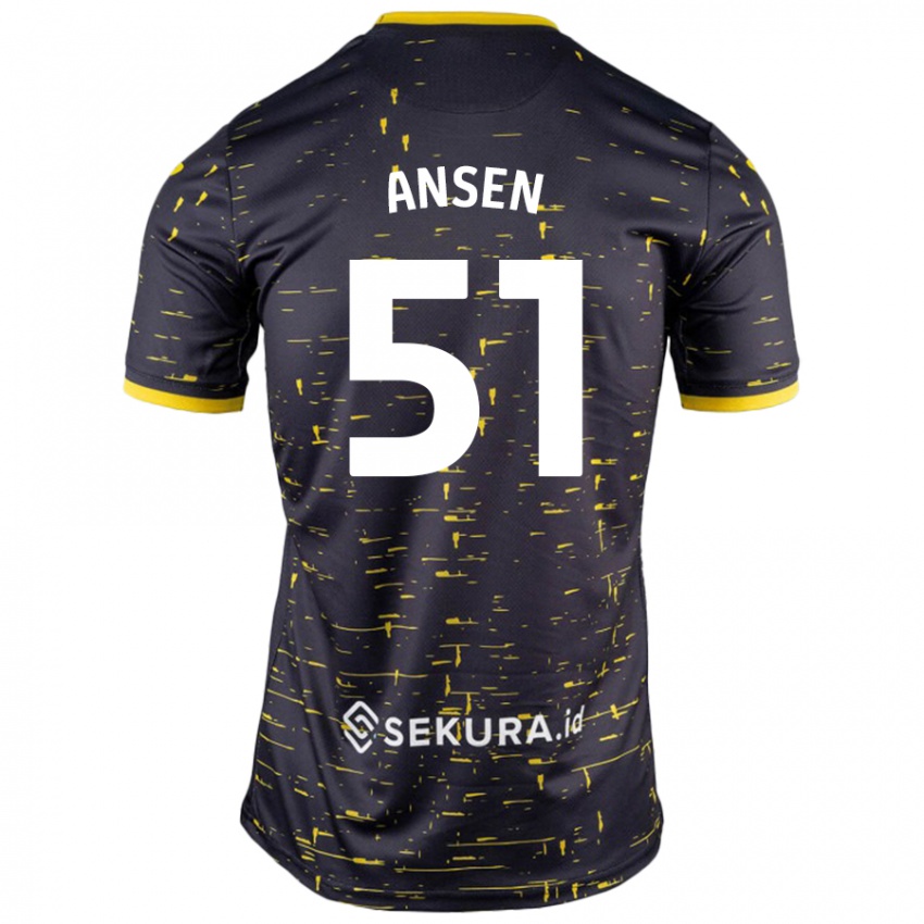 Criança Camisola Caleb Ansen #51 Amarelo Preto Alternativa 2024/25 Camisa Brasil