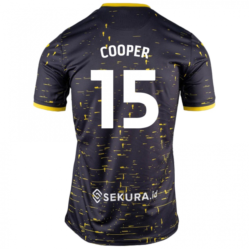 Criança Camisola Naomi Cooper #15 Amarelo Preto Alternativa 2024/25 Camisa Brasil