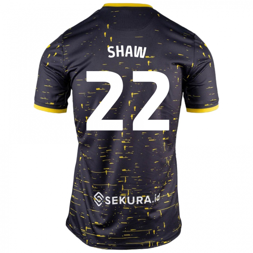 Criança Camisola Shannon Shaw #22 Amarelo Preto Alternativa 2024/25 Camisa Brasil