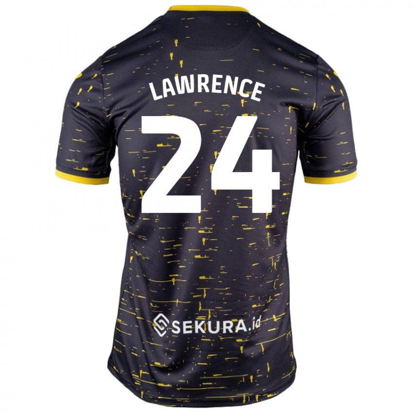 Criança Camisola Rachel Lawrence #24 Amarelo Preto Alternativa 2024/25 Camisa Brasil