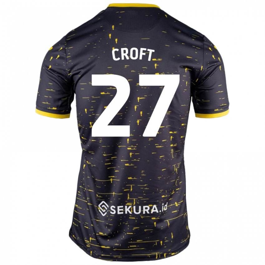 Criança Camisola Mary Croft #27 Amarelo Preto Alternativa 2024/25 Camisa Brasil