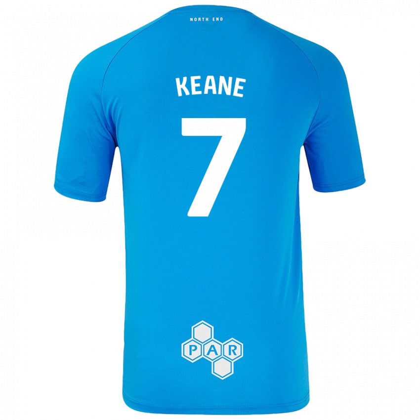 Criança Camisola Will Keane #7 Céu Azul Alternativa 2024/25 Camisa Brasil