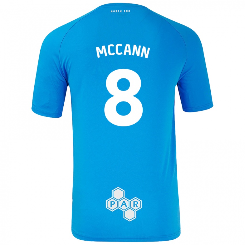 Criança Camisola Ali Mccann #8 Céu Azul Alternativa 2024/25 Camisa Brasil