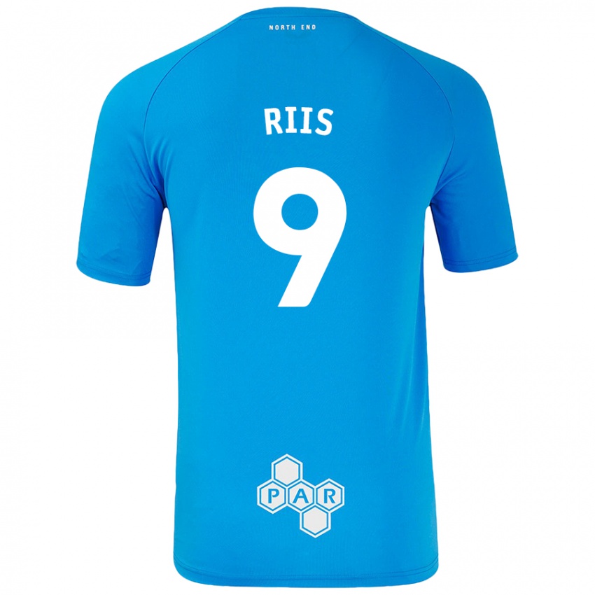 Criança Camisola Emil Riis #9 Céu Azul Alternativa 2024/25 Camisa Brasil