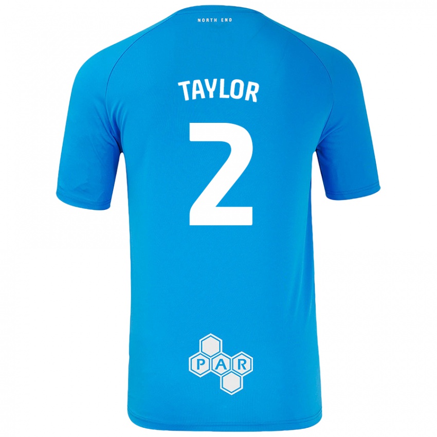 Criança Camisola Alex Taylor #2 Céu Azul Alternativa 2024/25 Camisa Brasil