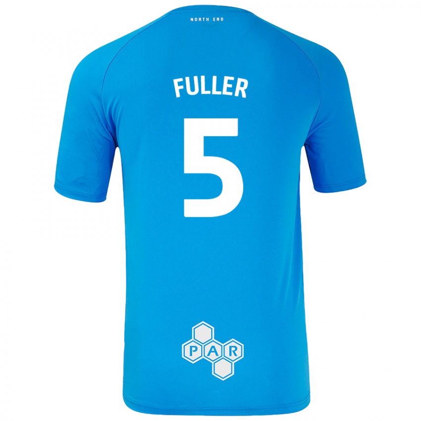 Criança Camisola Olivia Fuller #5 Céu Azul Alternativa 2024/25 Camisa Brasil