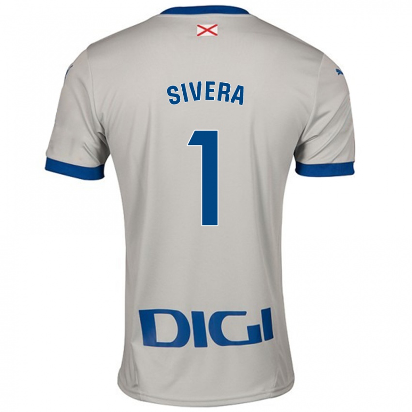 Criança Camisola Antonio Sivera #1 Cinza Leve Alternativa 2024/25 Camisa Brasil