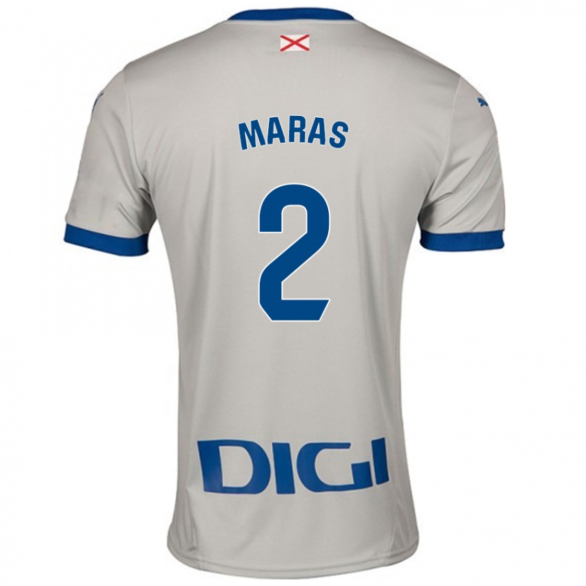 Criança Camisola Nikola Maras #2 Cinza Leve Alternativa 2024/25 Camisa Brasil