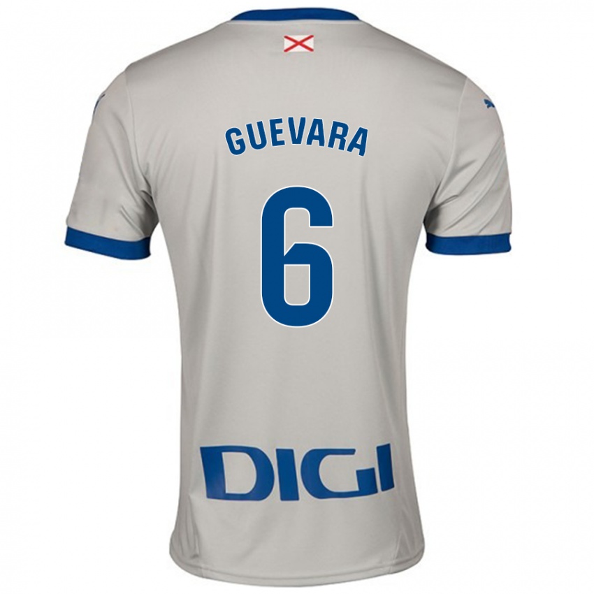 Criança Camisola Ander Guevara #6 Cinza Leve Alternativa 2024/25 Camisa Brasil