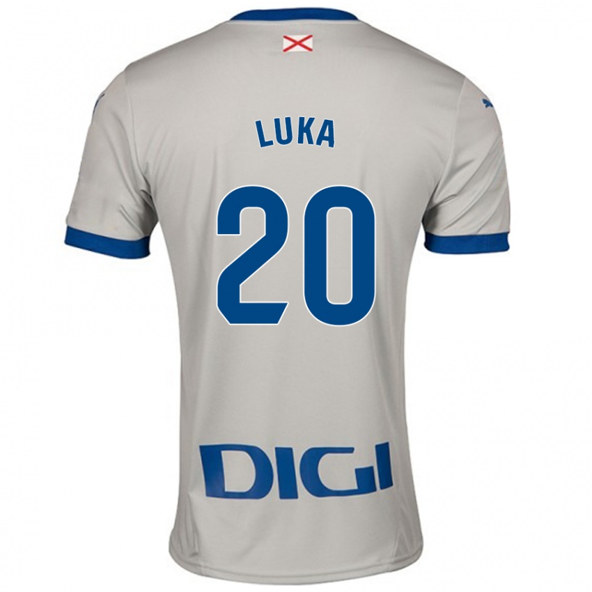 Criança Camisola Luka Romero #20 Cinza Leve Alternativa 2024/25 Camisa Brasil