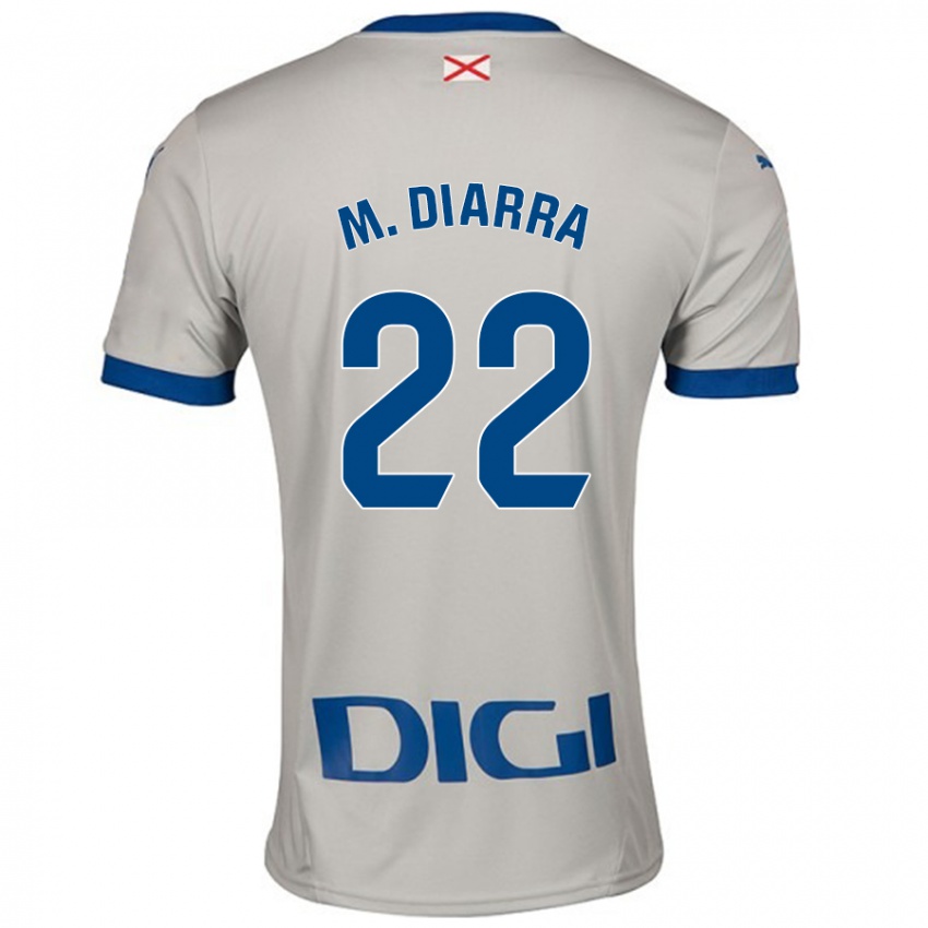 Criança Camisola Moussa Diarra #22 Cinza Leve Alternativa 2024/25 Camisa Brasil