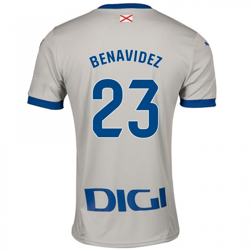 Criança Camisola Carlos Benavidez #23 Cinza Leve Alternativa 2024/25 Camisa Brasil