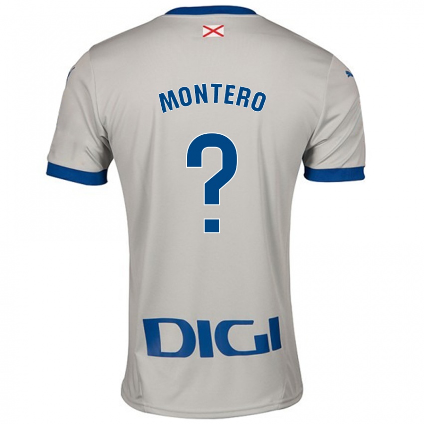 Criança Camisola Rubén Montero #0 Cinza Leve Alternativa 2024/25 Camisa Brasil