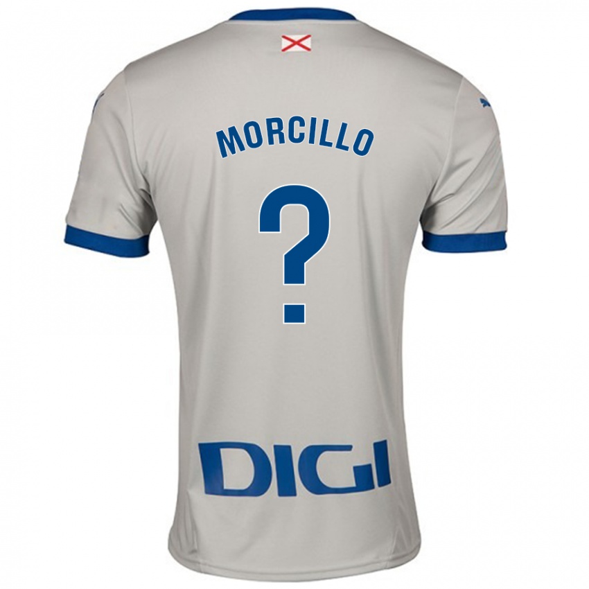 Criança Camisola Diego Morcillo #0 Cinza Leve Alternativa 2024/25 Camisa Brasil