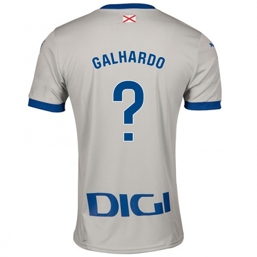 Criança Camisola Tiago Galhardo #0 Cinza Leve Alternativa 2024/25 Camisa Brasil