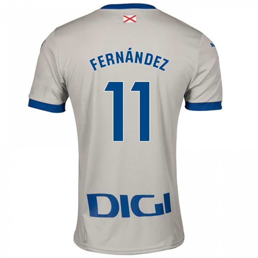 Criança Camisola Imanol Fernández #11 Cinza Leve Alternativa 2024/25 Camisa Brasil