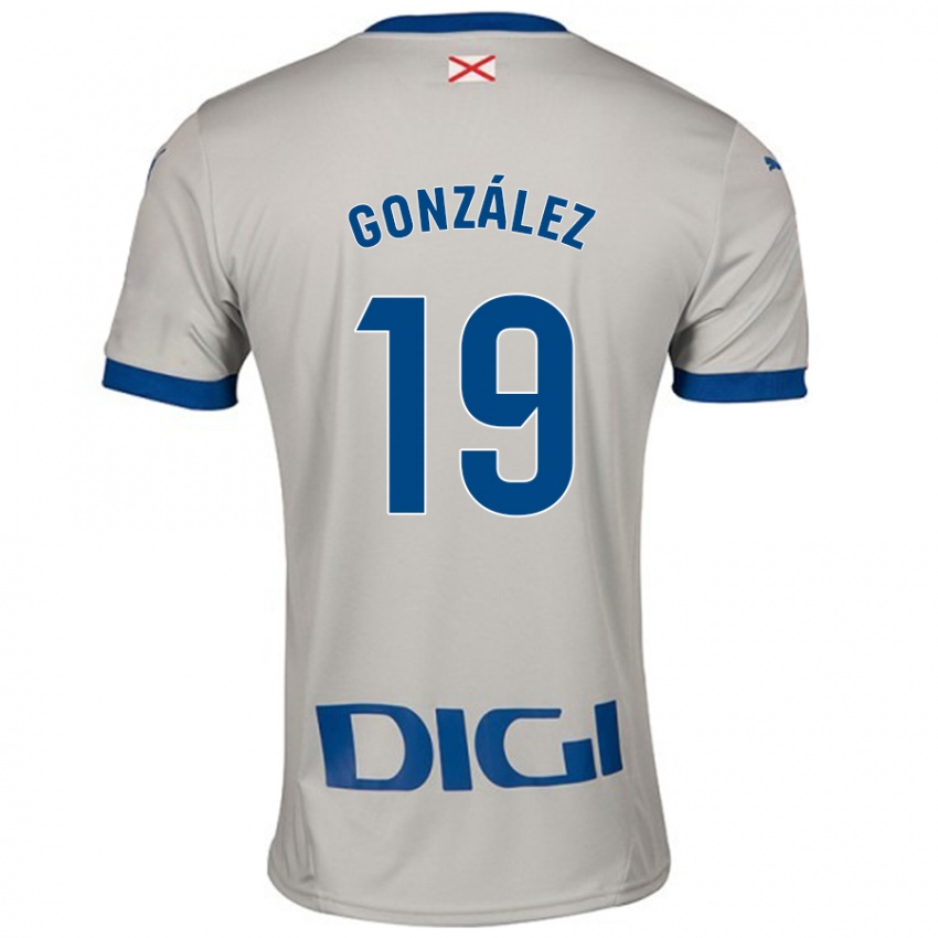 Criança Camisola Aimar González #19 Cinza Leve Alternativa 2024/25 Camisa Brasil