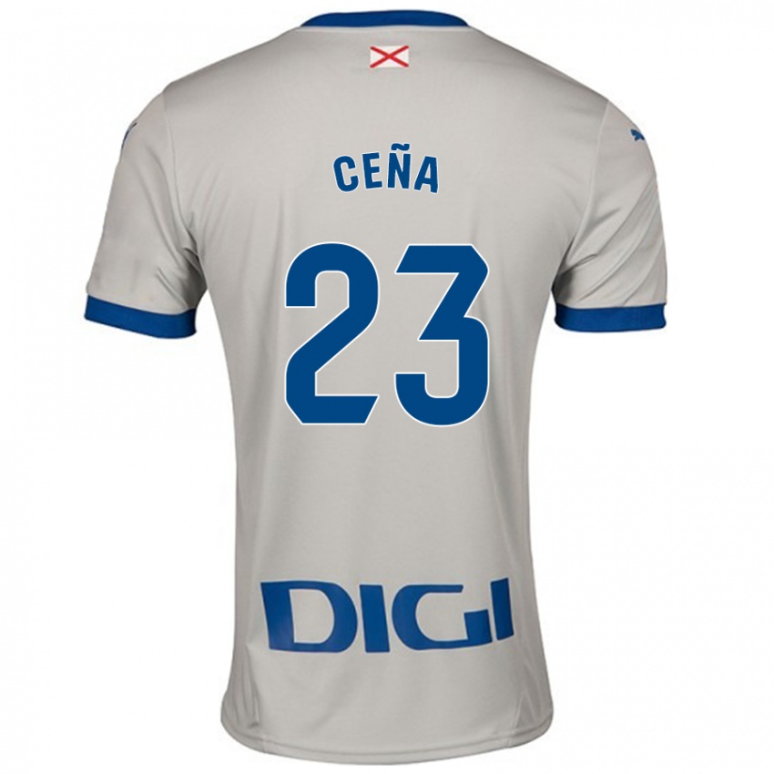 Criança Camisola Marcos Ceña #23 Cinza Leve Alternativa 2024/25 Camisa Brasil