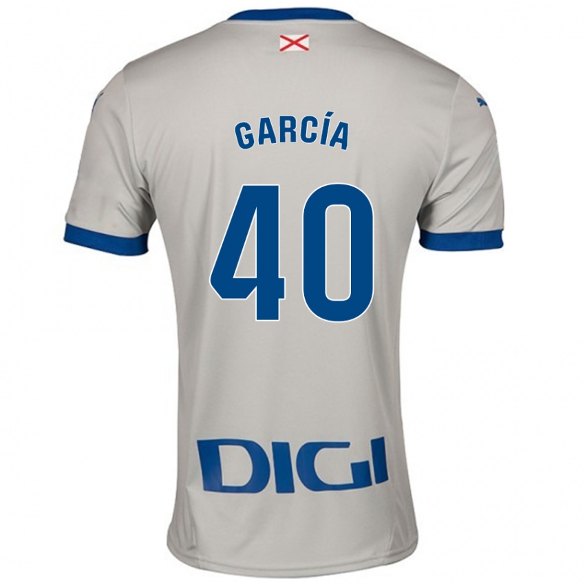 Criança Camisola Álvaro García #40 Cinza Leve Alternativa 2024/25 Camisa Brasil